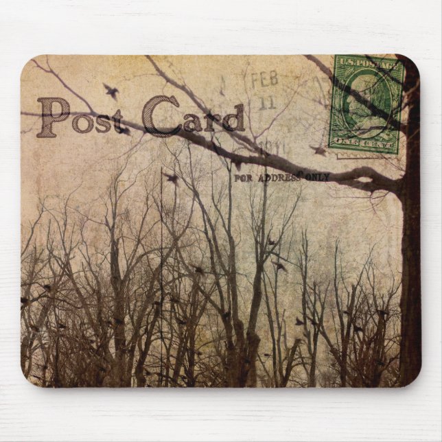 Vintage Post Card Mouse Mat (Front)