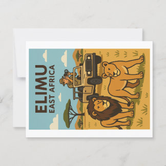 Vintage postcard - East Africa