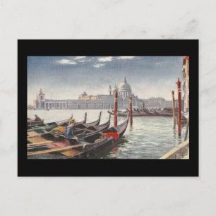 Vintage Postcard Entrance to the Grand Canal