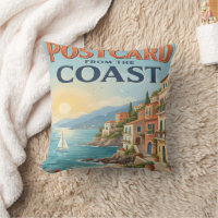 Vintage Postcard from the Coast Italian Summer