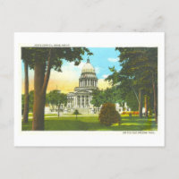 Vintage Postcard of Idaho State Capitol in Boise