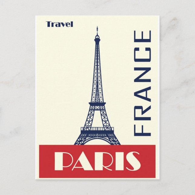 Vintage postcard Paris postcard (Front)
