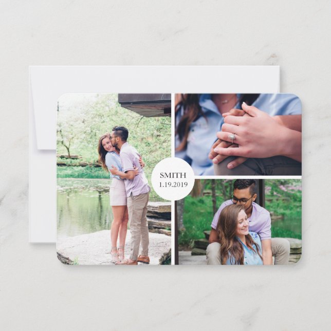 Vintage Postcard Save The Date (Front)