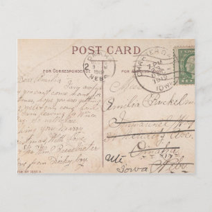 Vintage Postcard to Amelia