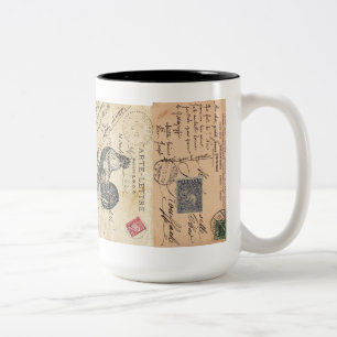 Vintage Postcards and Postage Mug