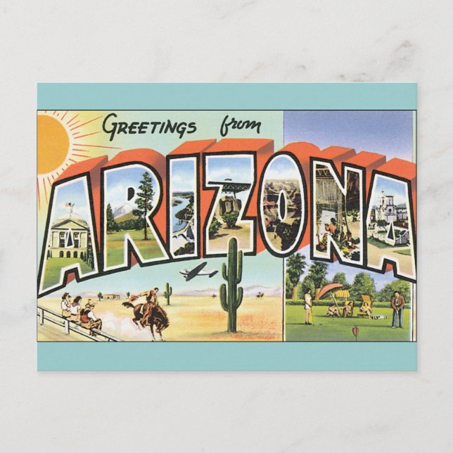 Vintage Postcards Arizona (Front)