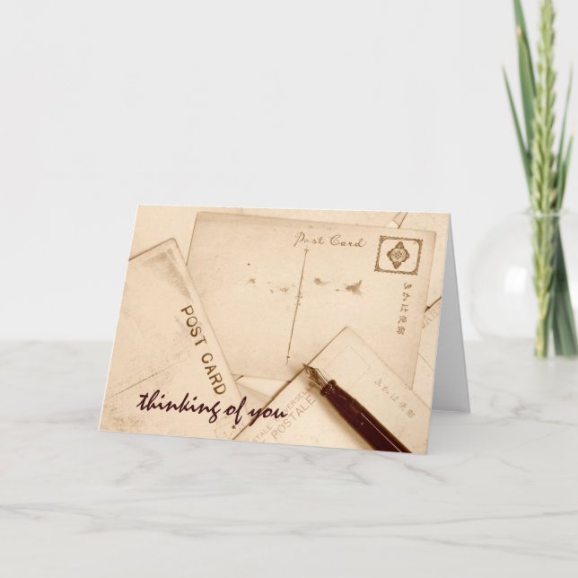 Vintage Postcards Card (Front)