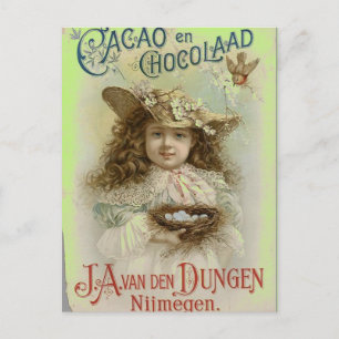 VINTAGE POSTCARDS - CHOCOLATE ADVERTISEMENT - MAIL