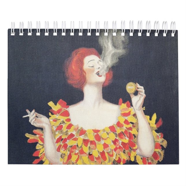 Vintage Poster Cachou Lajaunie Calendar (Cover)