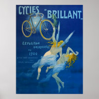 Vintage Poster Cycles Brillant Henry Grey C 1900