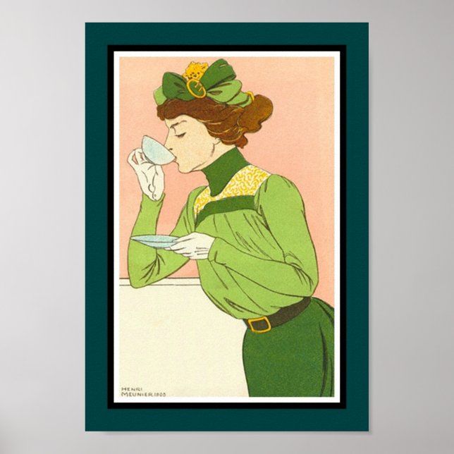 Vintage Poster Famous Artists Henri Meunier 1900 (Front)