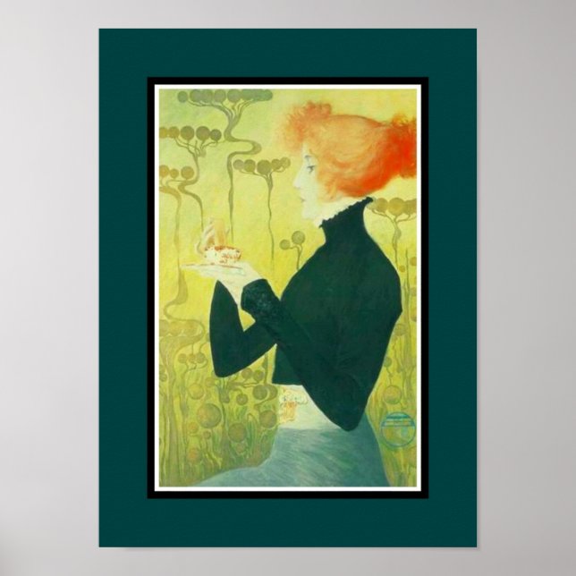 Vintage Poster Famous Artists Sarah Bernhardt (Front)