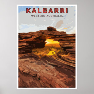 Vintage Poster - Kalbarri, Western Australia