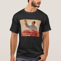 Vintage poster Mao Zedong Retro T Shirt