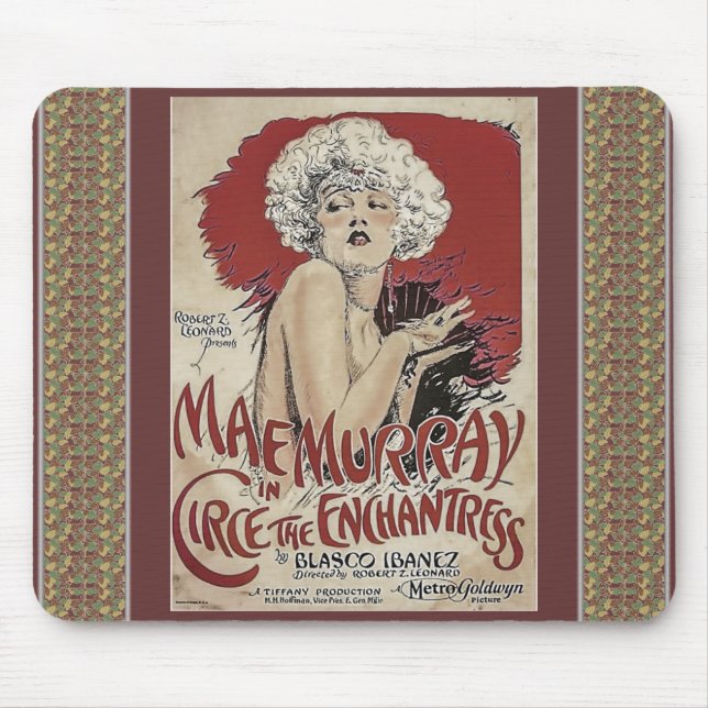 Vintage Poster Mouse Pad (Front)
