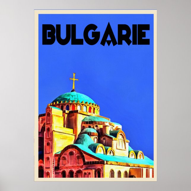Vintage Poster of Bulgaria (Front)