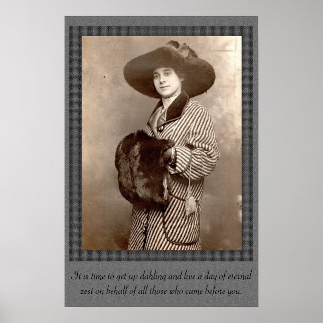 Vintage poster of eternal zest 18x24 (Front)