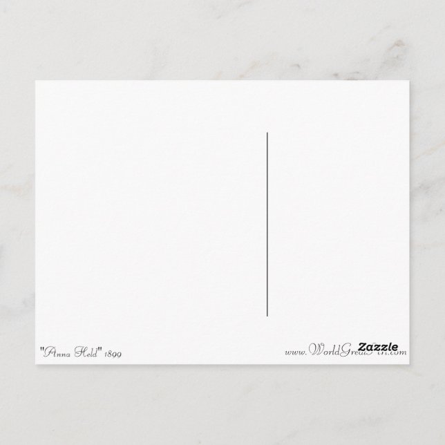 Vintage Poster Postcard (Back)