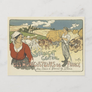 Vintage Poster Postcards - Farmers