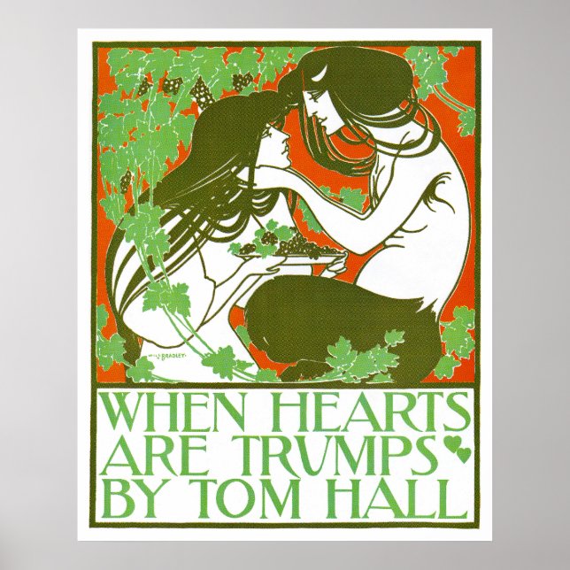 Vintage Poster Print: When Hearts are Trump (Front)