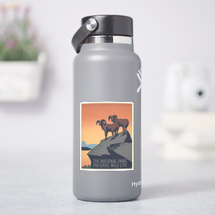 Vintage Poster Promoting Travel To National Parks