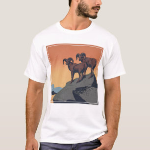 Vintage Poster Promoting Travel To National Parks T-Shirt