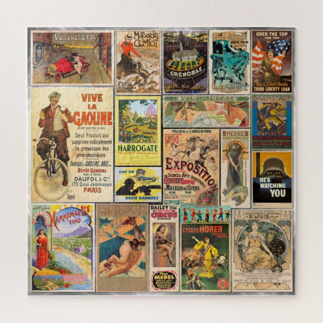 VINTAGE POSTER PUZZLE (Vertical)