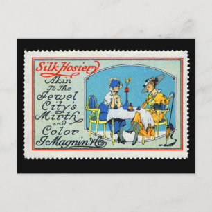 Vintage Poster Stamp Postcard Magnin San Francisco