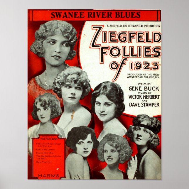 Vintage Poster: Ziegfeld Follies of 1923 Poster (Front)