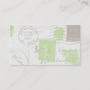Vintage Postmarks II Business Profile Cards