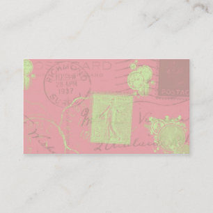 Vintage Postmarks IV Business Profile Cards