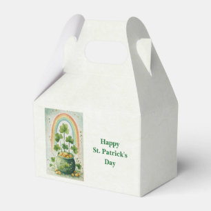 Vintage Pot of Gold and Rainbow Favour Box