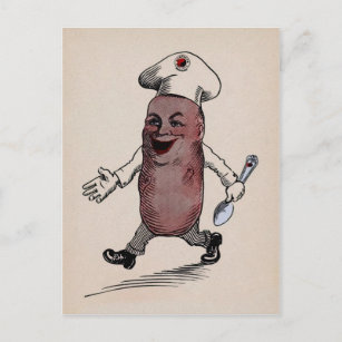 Vintage Potato Postcard