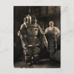 Vintage Power Armour Postcard