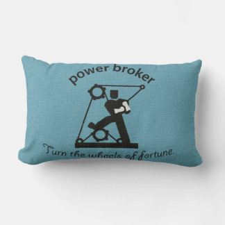 Vintage Power Broker Lumbar Pillow