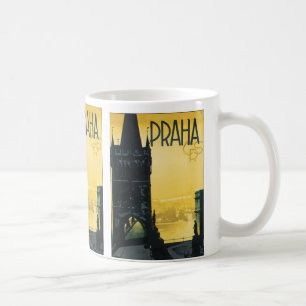 Vintage Praha Poster Coffee Mug