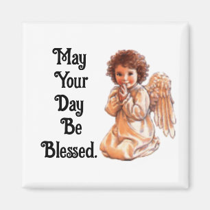 Vintage Praying Angel Magnet