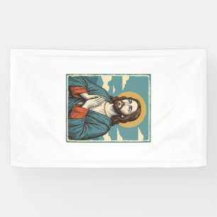 Vintage Praying Savior Religious Shirt Design_1 Banner