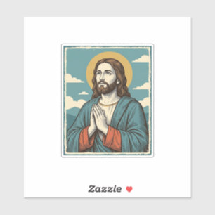 Vintage Praying Saviour Religious Shirt Design_1