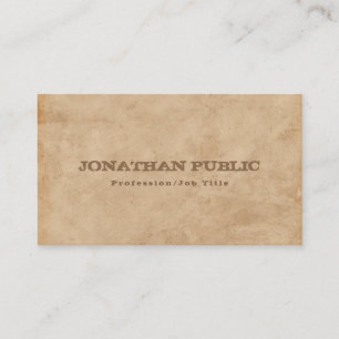 Vintage Premium Thick Luxury Creative Stylish Business Card
