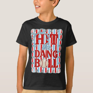 Vintage Preppy Coquette Baseball Bow Game Day Mama T-Shirt