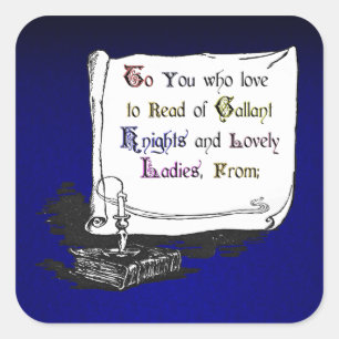 Vintage Presentation Bookplate Sticker