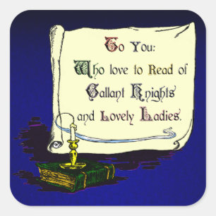 Vintage Presentation Bookplate Sticker