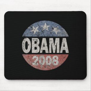 Vintage President Barack Obama 2008 Campaign Mouse Mat