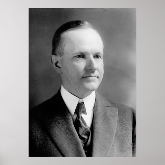 Vintage President Calvin Coolidge Photograph Poster Zazzle