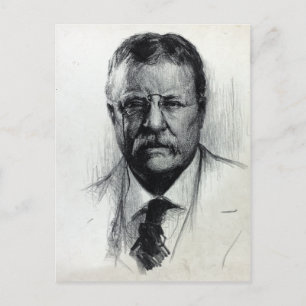 Vintage President Theodore Teddy Roosevelt Postcard