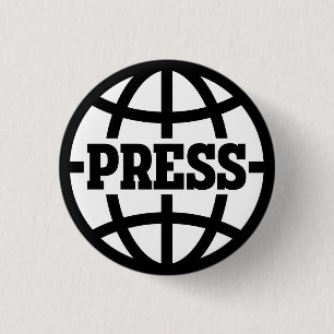 Vintage Press Pass Button