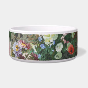 Vintage pretty colourful flowers floral painting