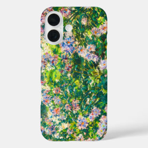 Vintage pretty flowers Windflowers illustration iPhone 16 Case