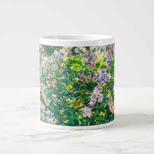 Vintage pretty flowers Windflowers illustration Large Coffee Mug